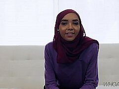 teeny-weeny muslim teen gets a chunky unscrupulous horseshit